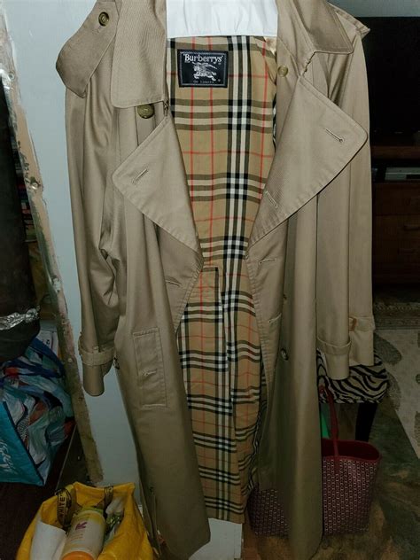 is a fake burberry trench coat worth anything|burberry kensington coat.